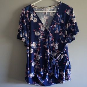 Xhilaration Tie Top size 2x